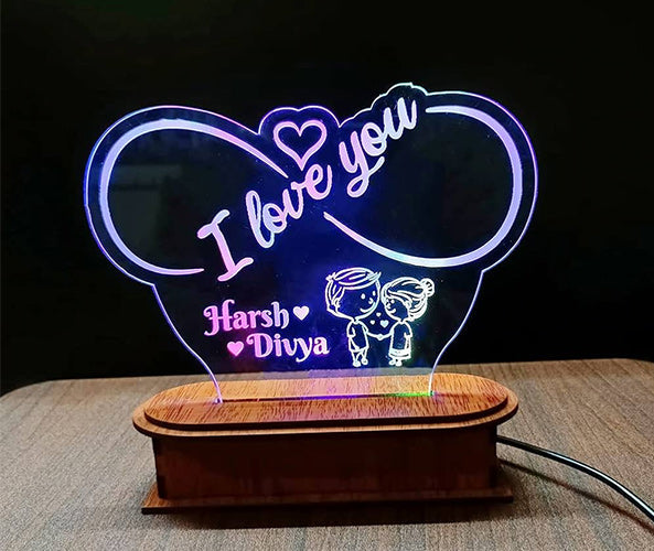 Personalized 3D Illusion LED Table Lamp