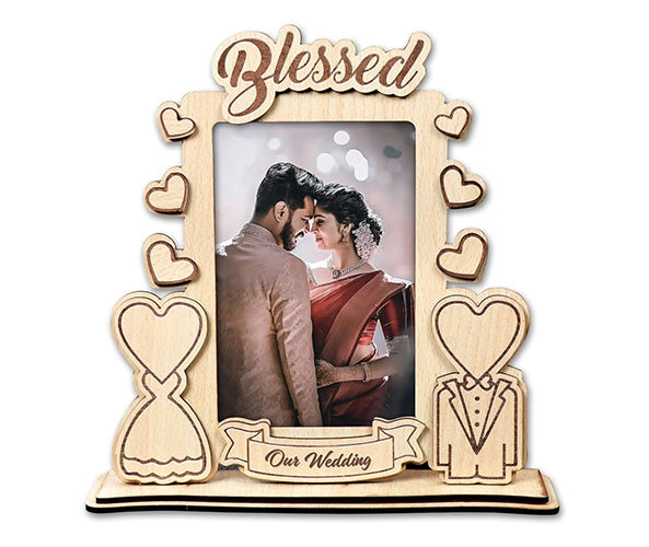 Blessed Wooden Couple Frame