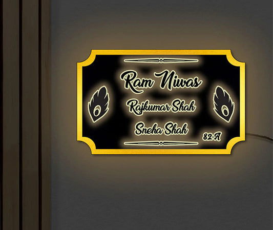 Affordable LED Name Plates for Home