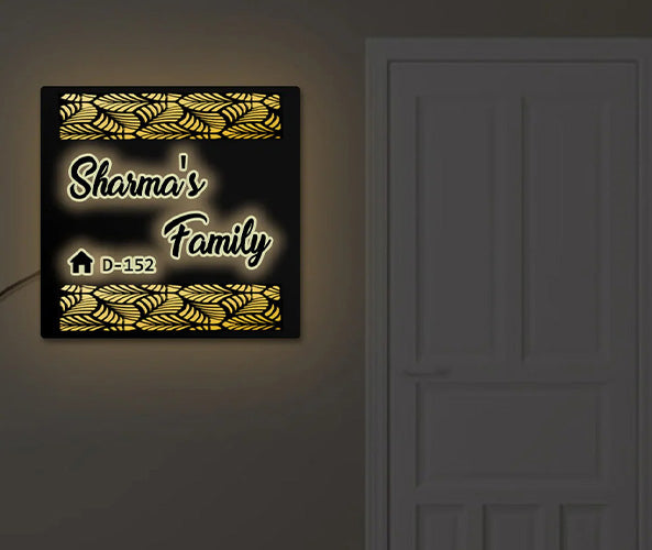 Affordable LED Name Plates for Home