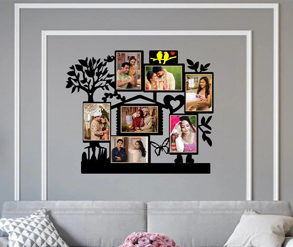 Love Birds Wall Hanging Photo Frame