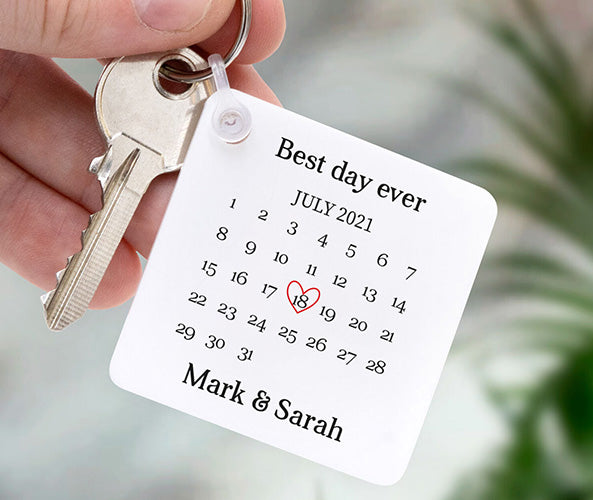 Customized Calendar Keychain: