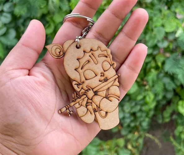 Animal Wooden Keychain