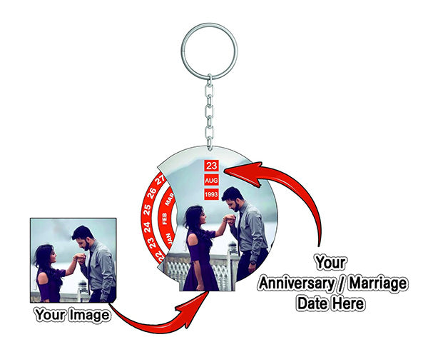 Customized Calendar Keychain