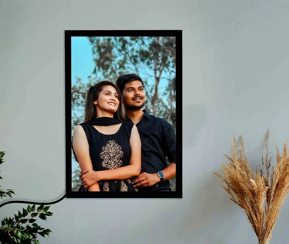 LED Digital Oil Painting Photo Frame