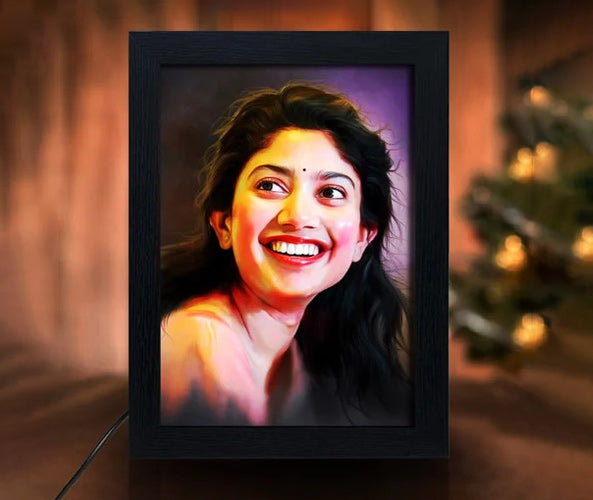 Premium LED Oil Painting Photo Frame