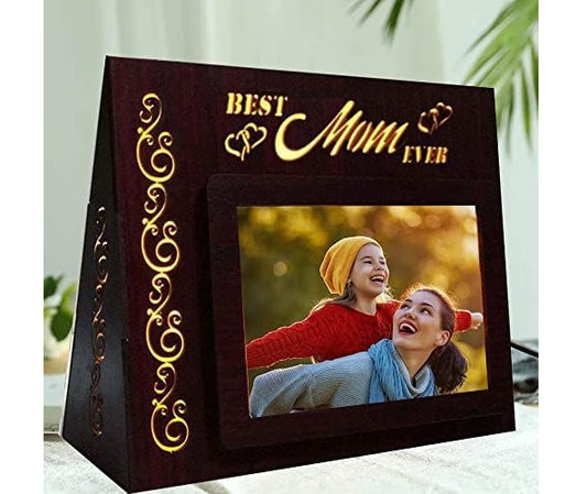 Mom Ever Led Photo Table Lamp