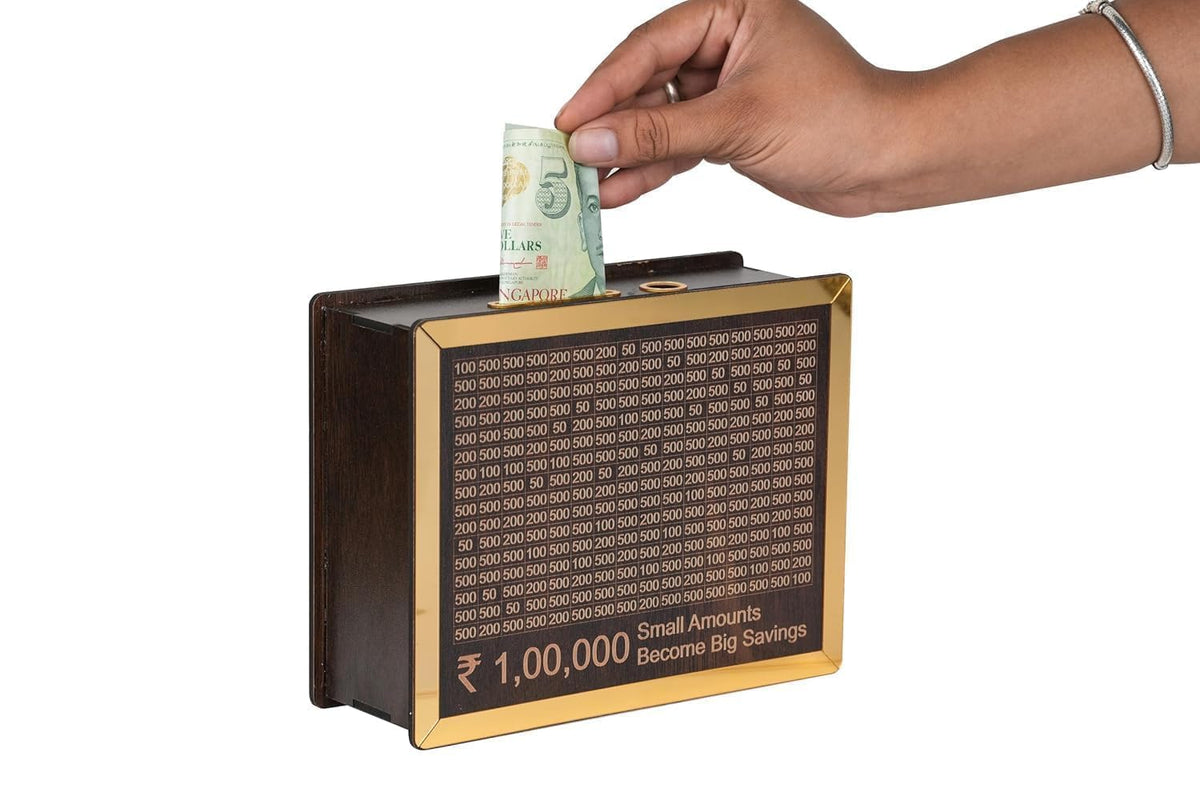 Wooden Money Saving Box | One Lakh Saving Box | Small Amount Becomes Big Savings