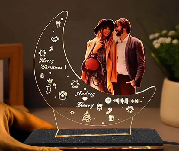 Personalized Spotify Led Photo Moon Lamp