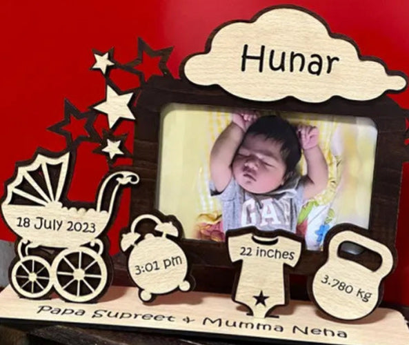 Personalize Birth Stat Picture Frame