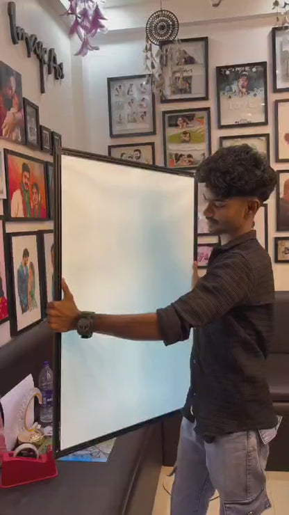 Premium quality, acrylic wall frame