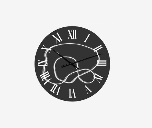 Black White Wall Clock