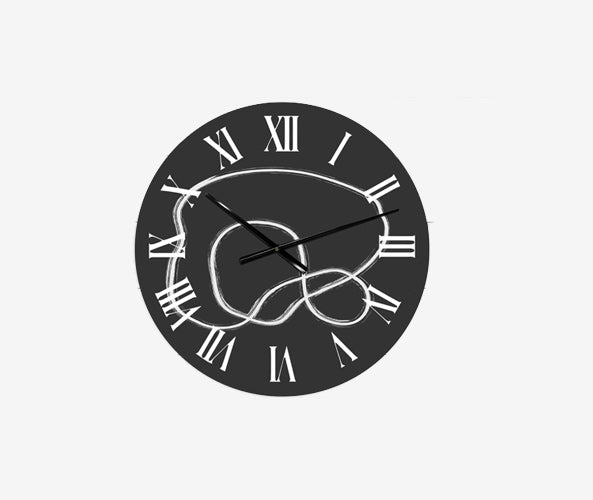 Black White Wall Clock