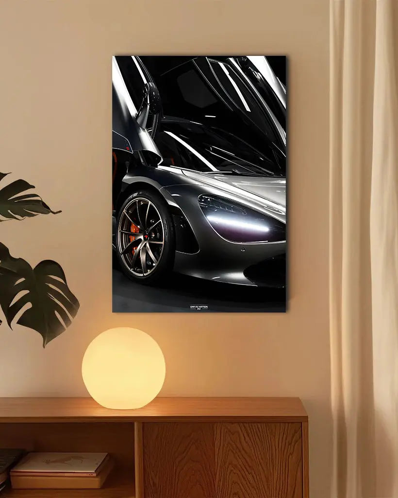 McLaren 720S NEON Poster (white LED) - Essentials Series
